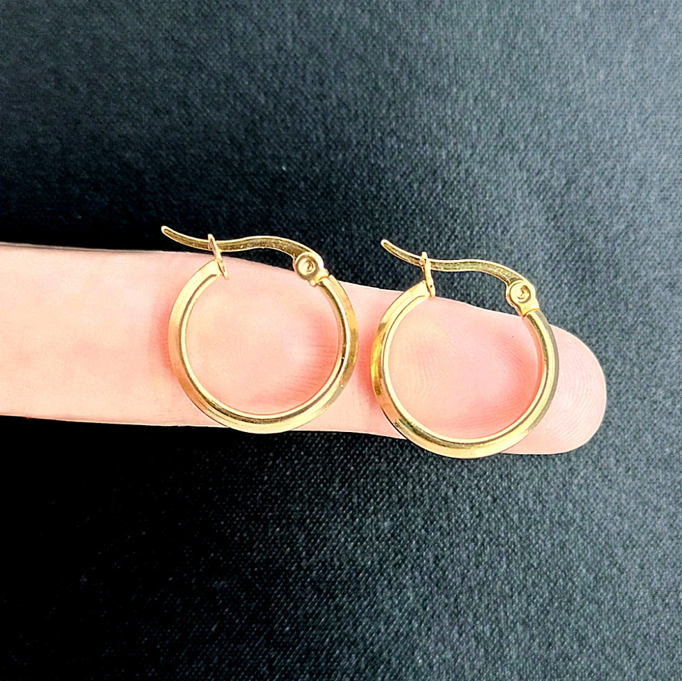 Round Pipe Earrings