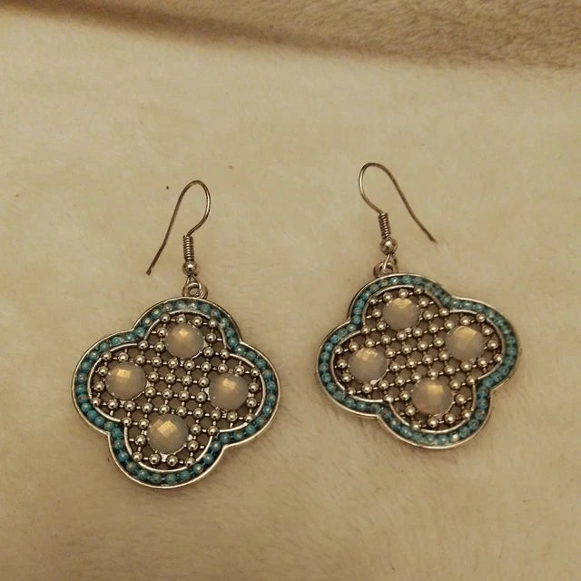 Four leaf clover earrings