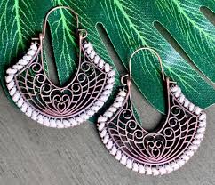 Southwest Boho Burnished earrings