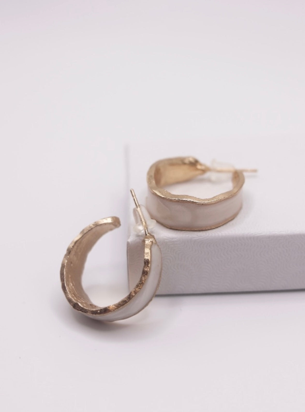 Structured Coil Hoop Earrings