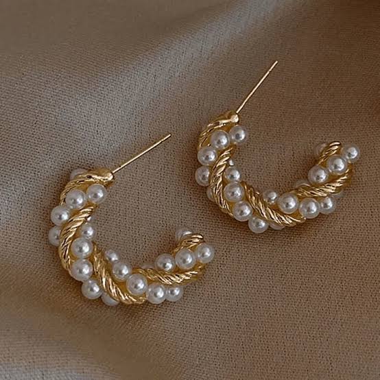 Vintage Korean-Japanese Style Hoop Earrings for Women