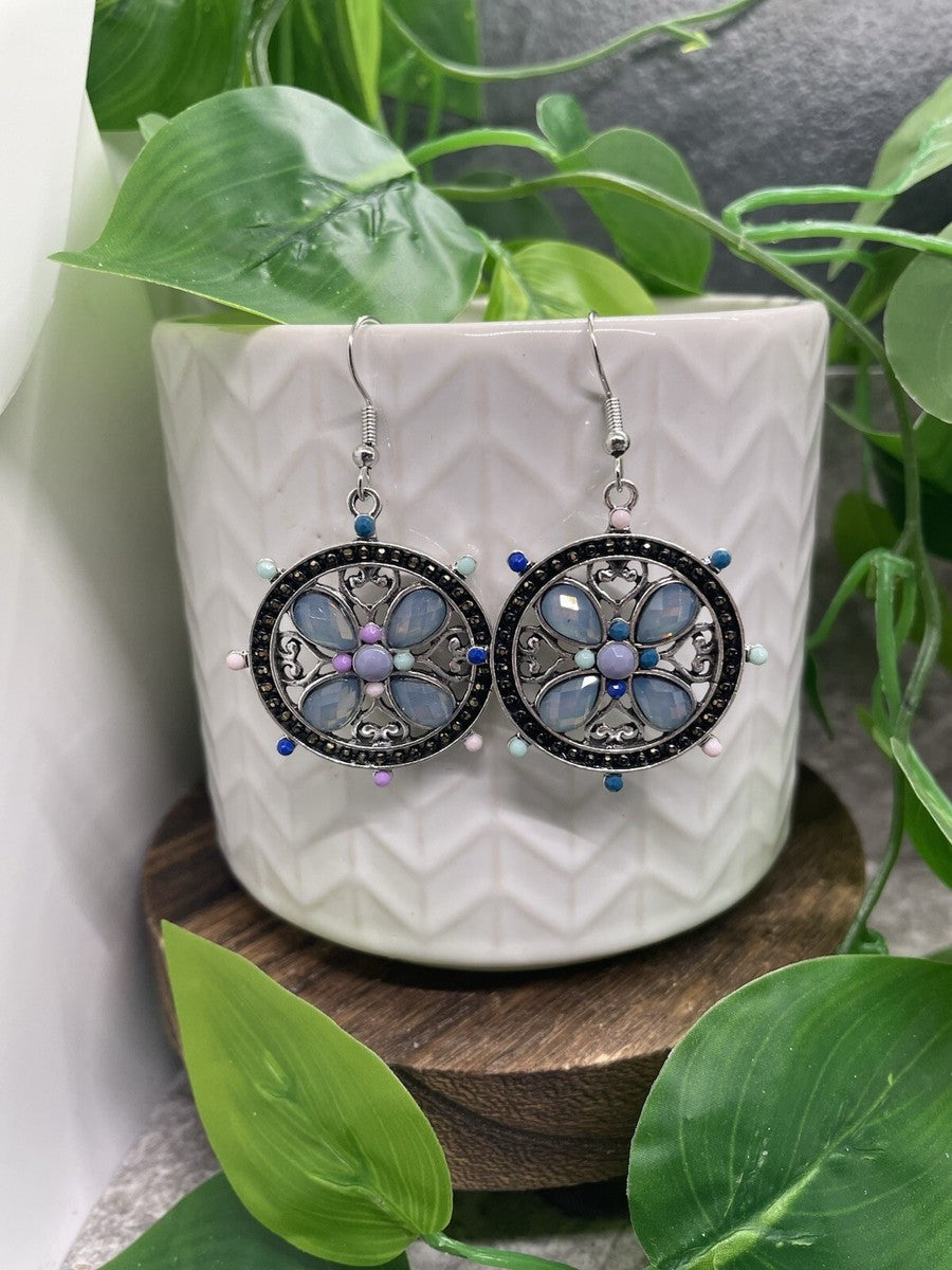 Silver-tone Earring Set Bohemian