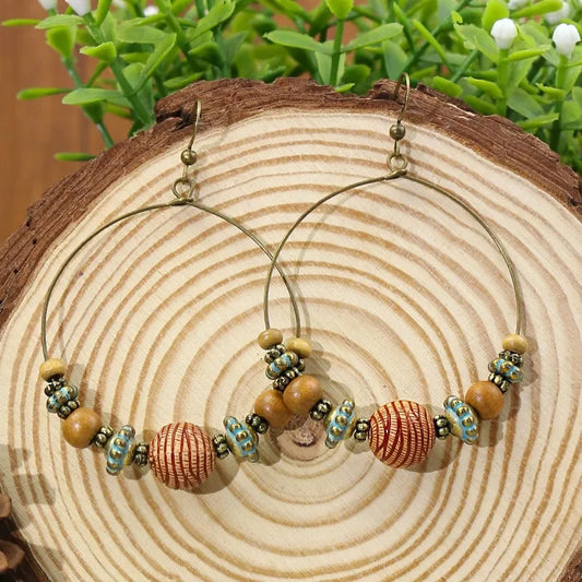 Bohemian Vintage Earrings Set Tassel Water Drop Earrings