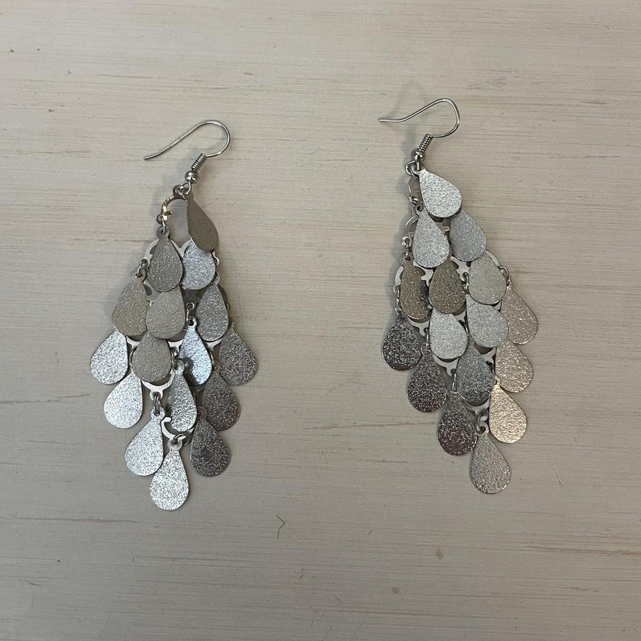 Bohemian Multilayer Long Clip earrings