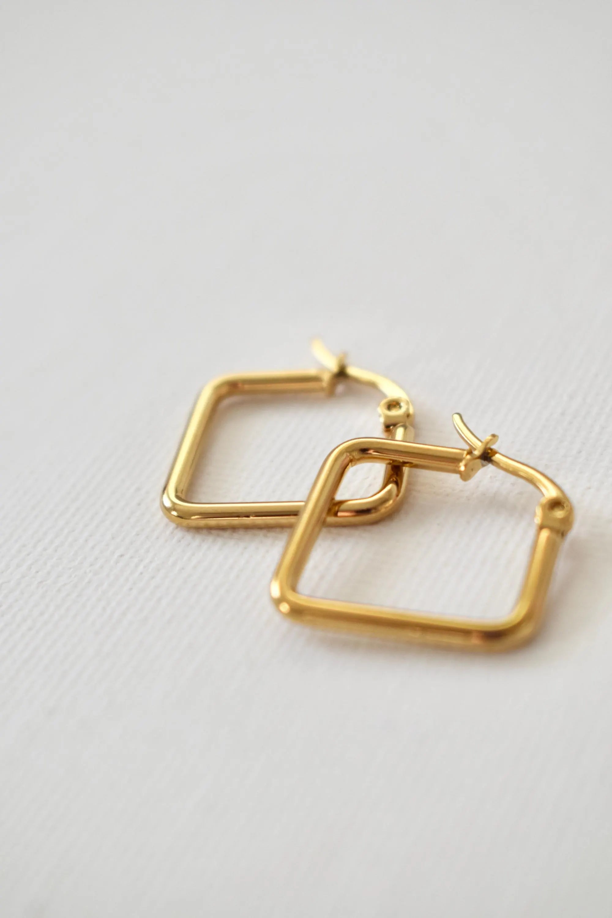 Earrings Square Rhombus Square