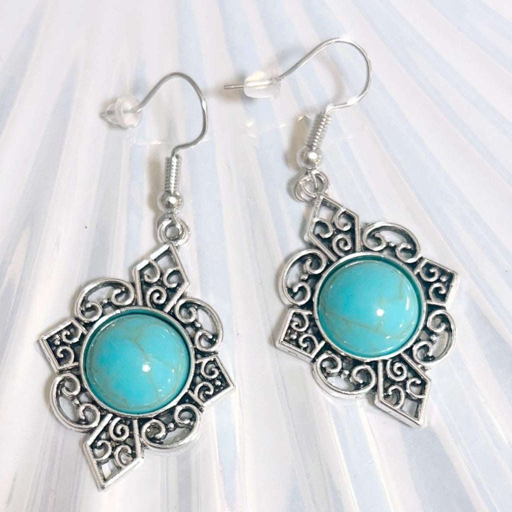 Silver-tone Earring Set Bohemian