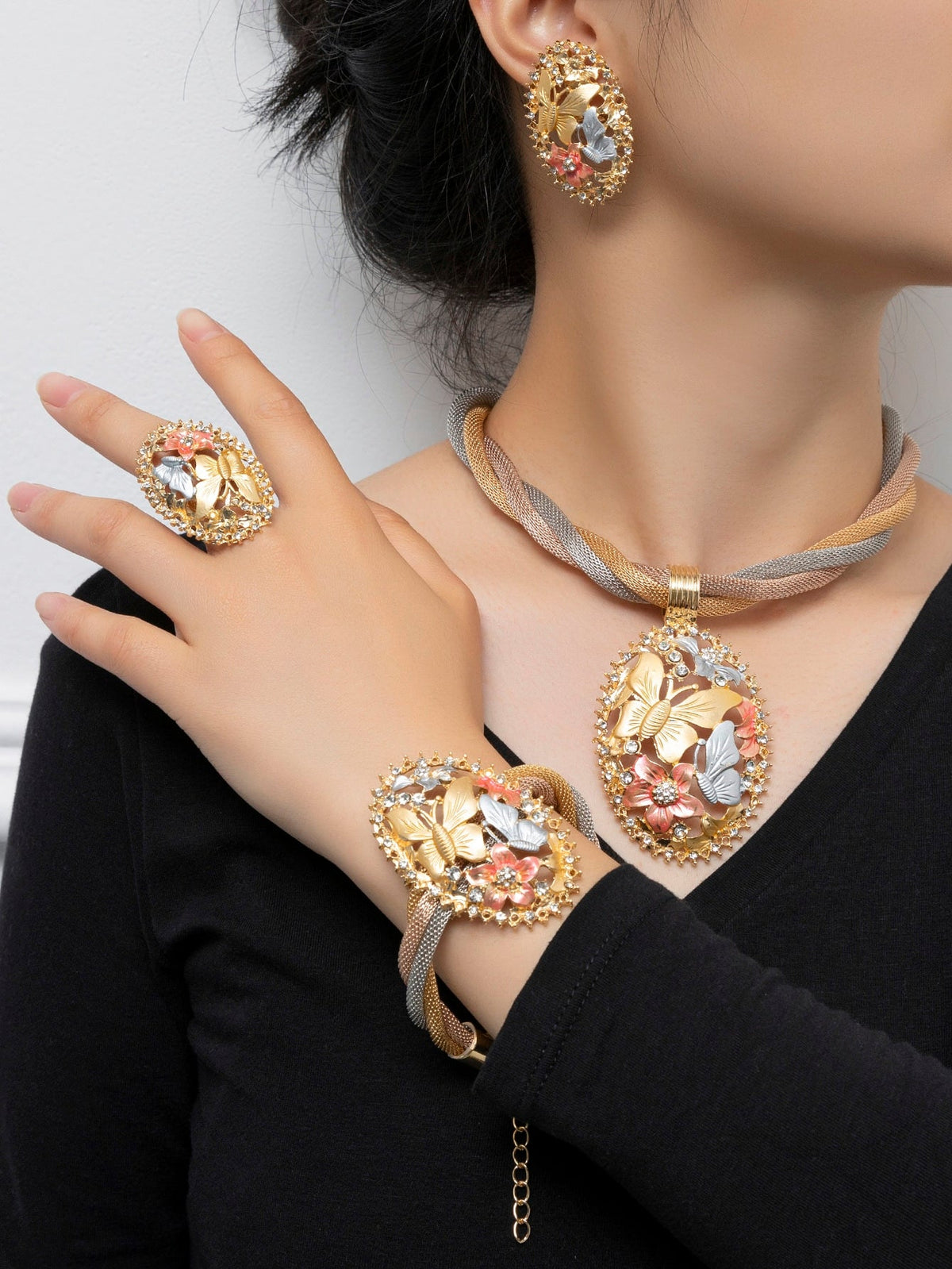 Butterfly African style Jewellery Set for Women.