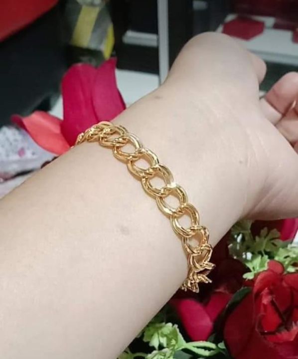 Unisex Classic Gold Chain Bracelet