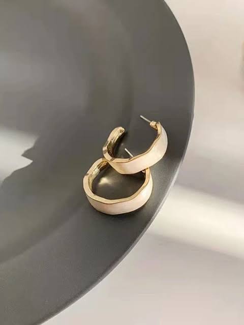 Structured Coil Hoop Earrings