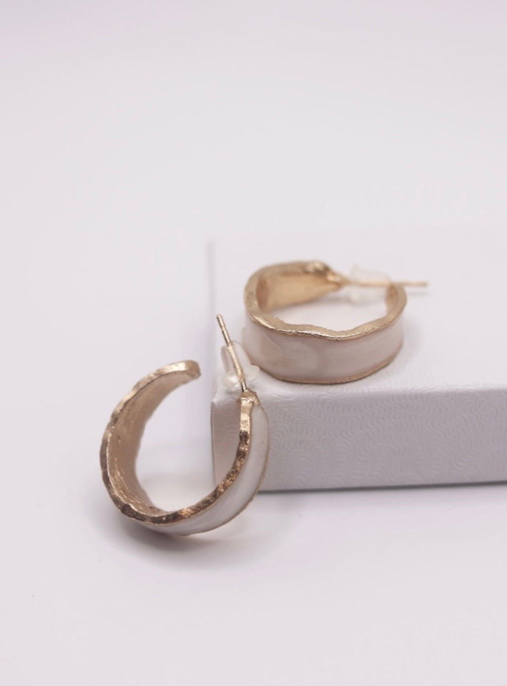 Structured Coil Hoop Earrings
