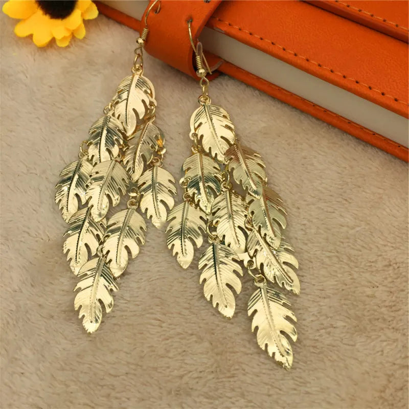 Artistic Stainless Steel Drop Earrings for Women