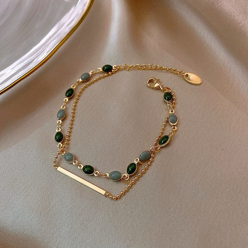 Vintage Double Layer Bracelet for Women