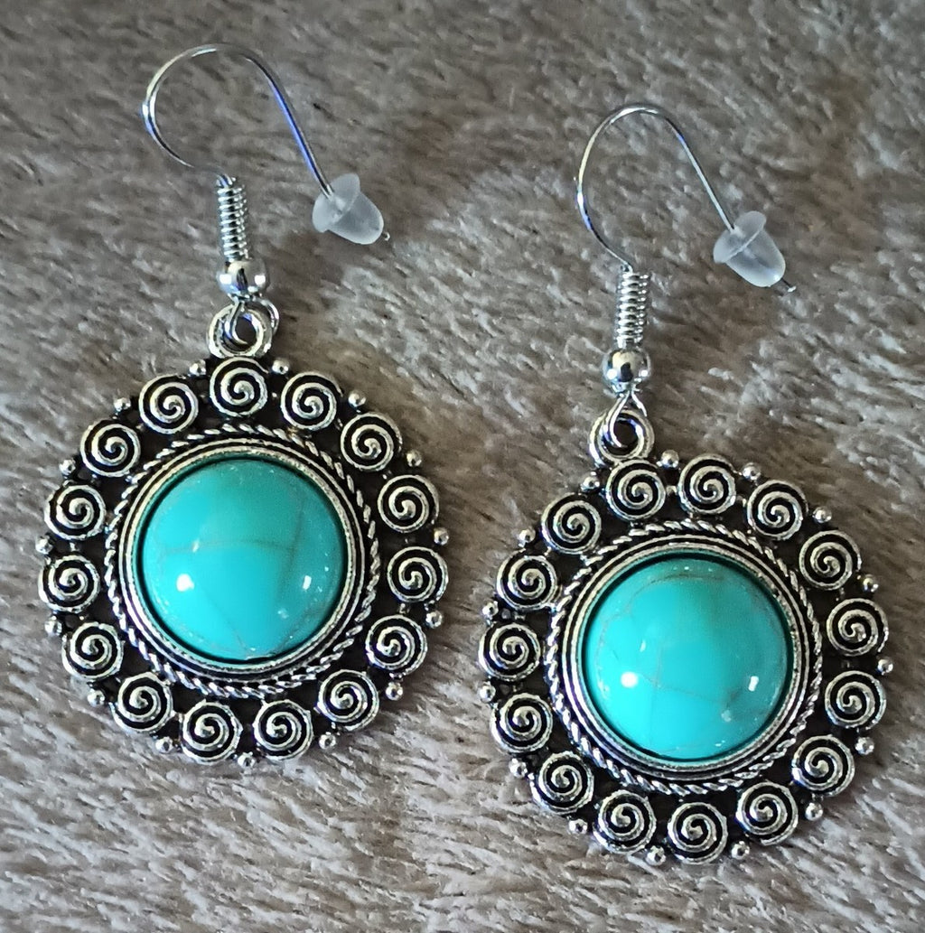 vintage ethnic style women's dangle earrings